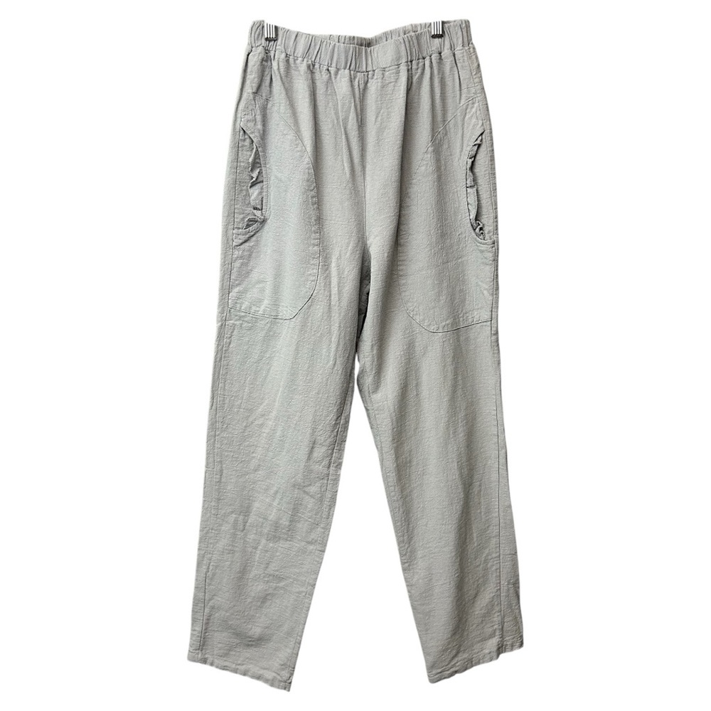 Linen Cotton Blend Casual Pants Size Small